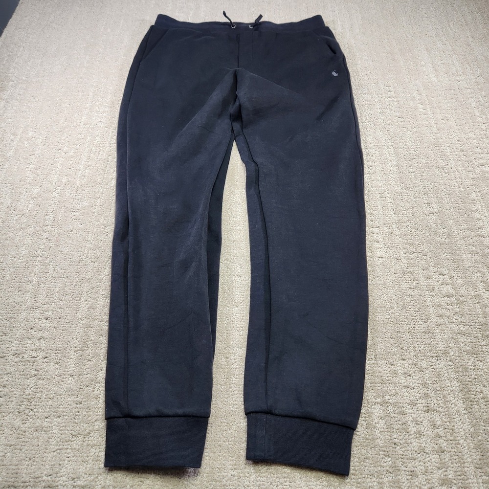 Polo Ralph Lauren Joggers Youth XL Big Kids Double Knit Cotton Sweatpants Black